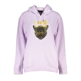Cavalli Class Purple Cotton Sweater -   -  Cavalli Class.